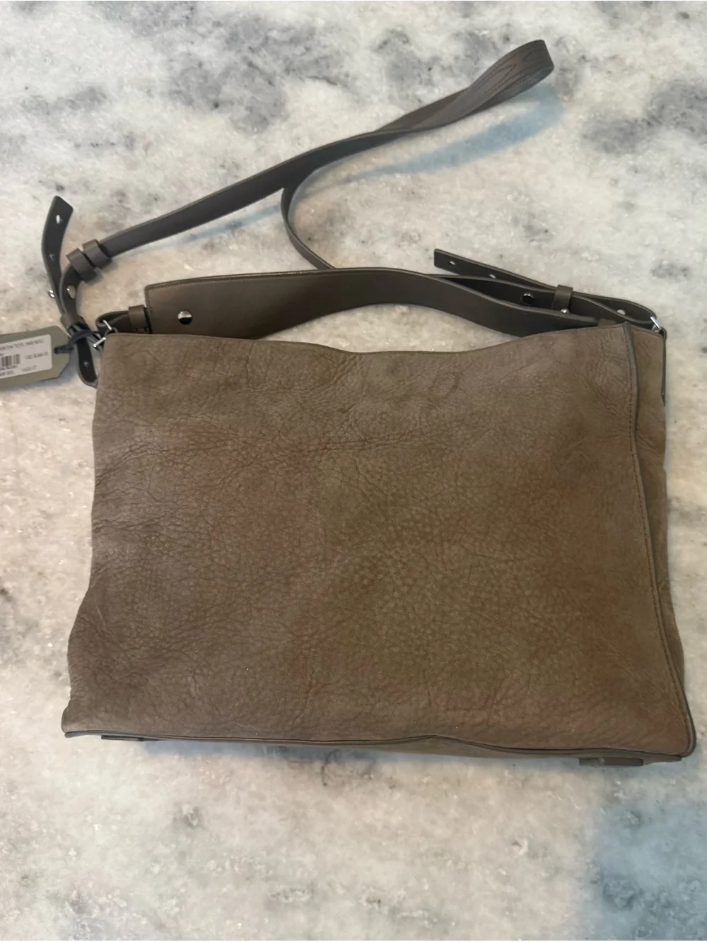 All Saints COOPER EW TOTE (WB185L) Ash Grey NWT